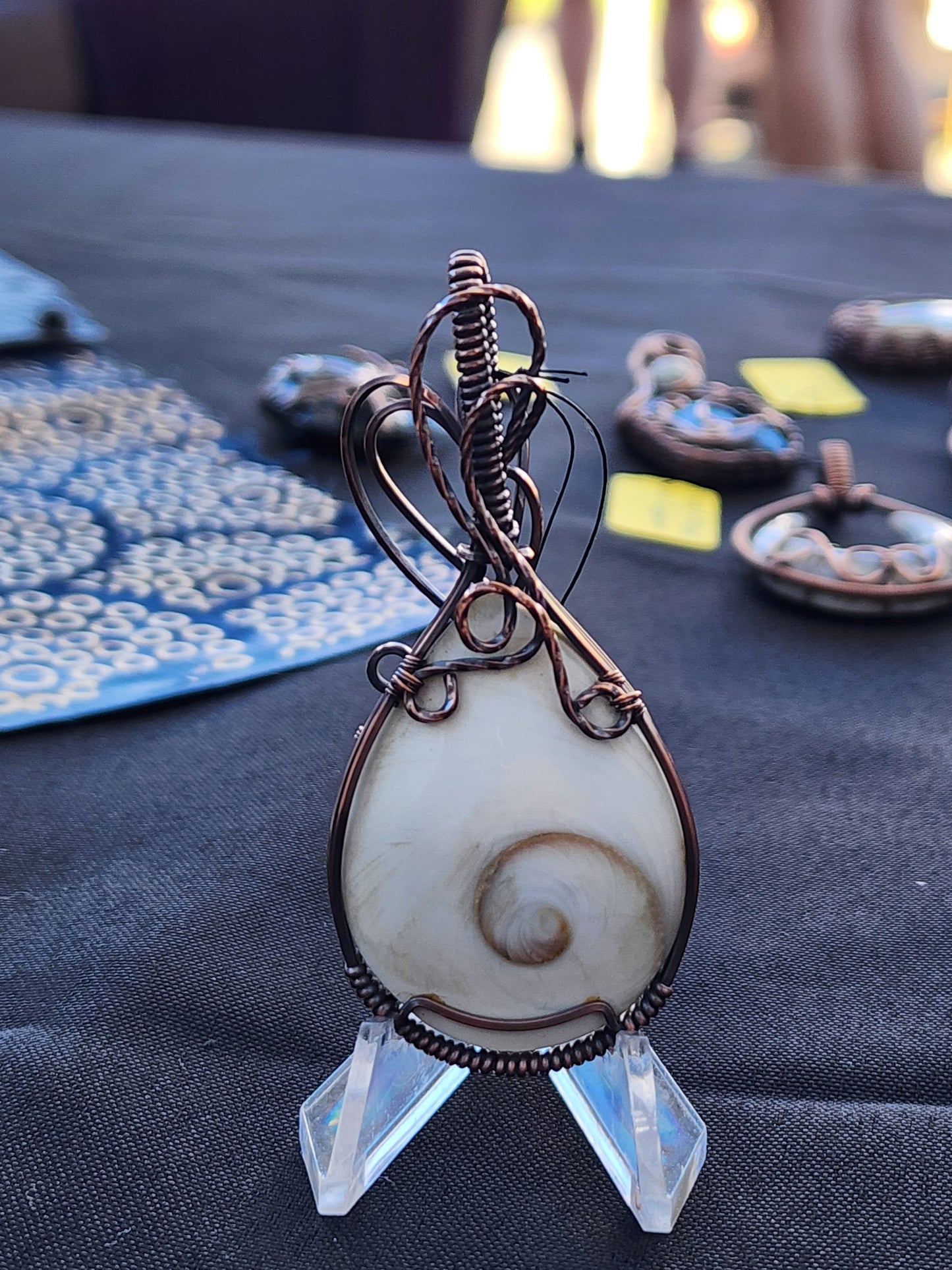 Shiva Eye Copper Pendant