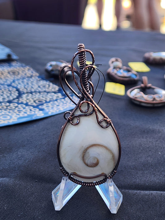 Shiva Eye Copper Pendant