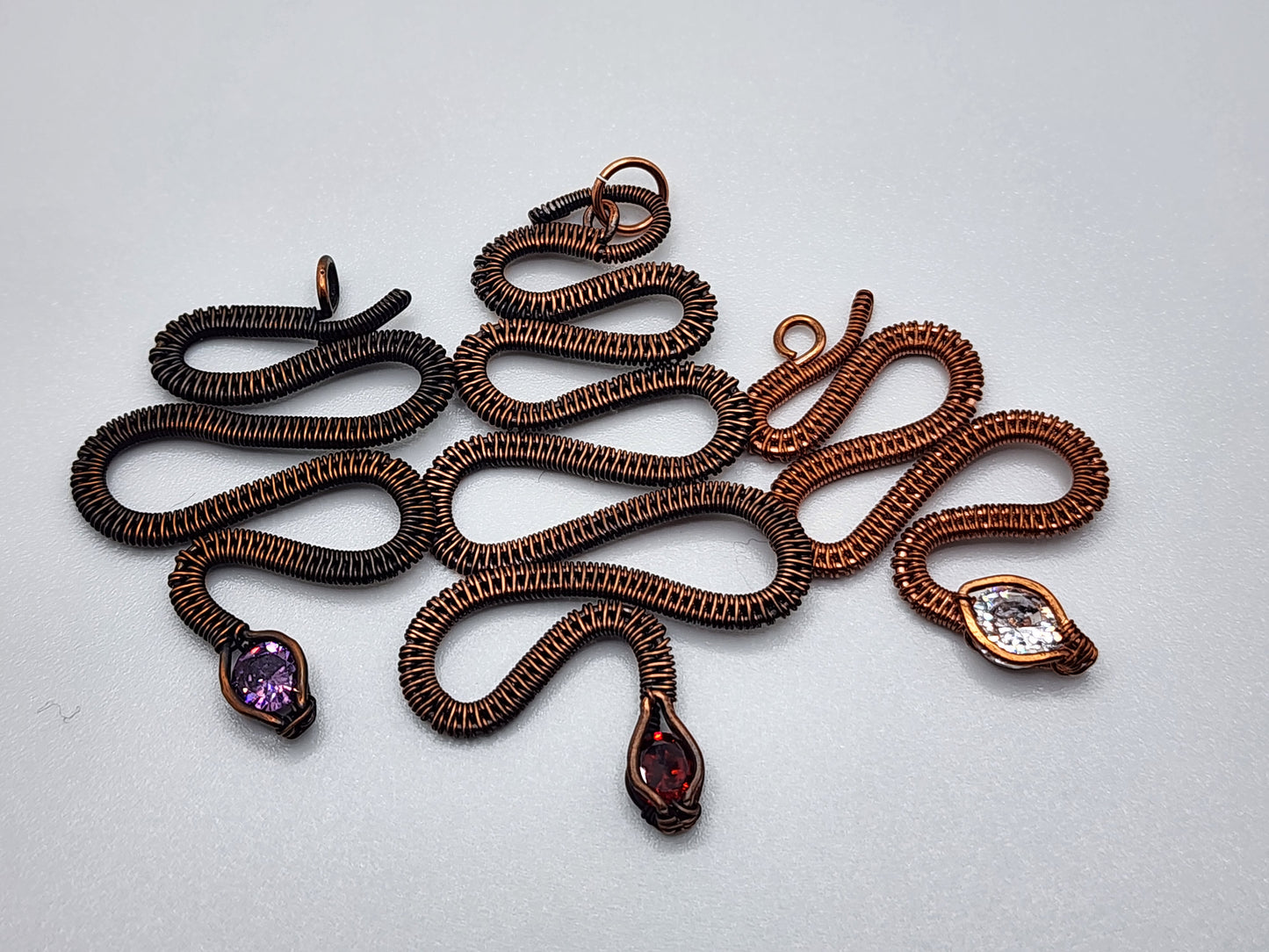 Snake Charmer Pendants