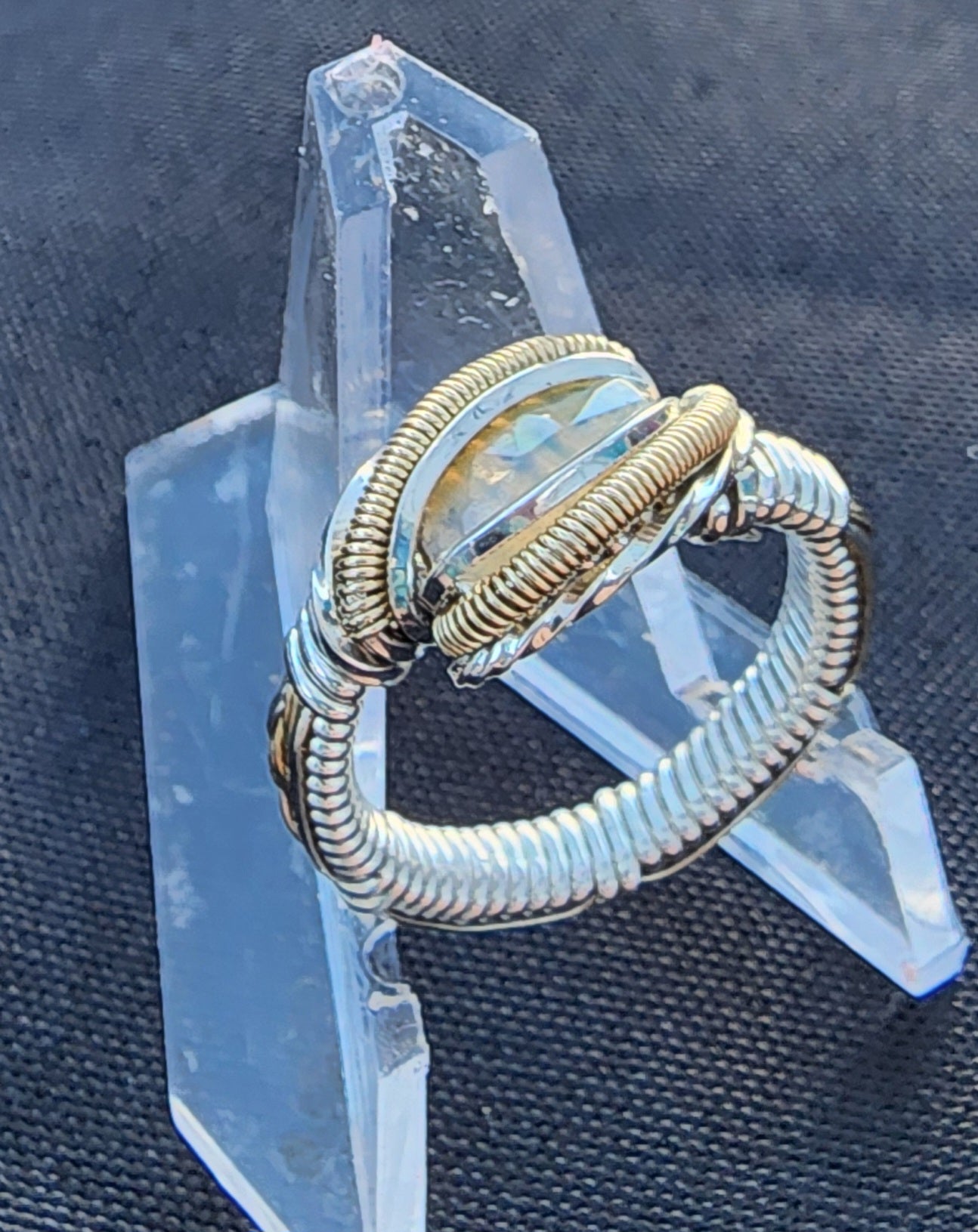 Rosecut Welo Opal Ring