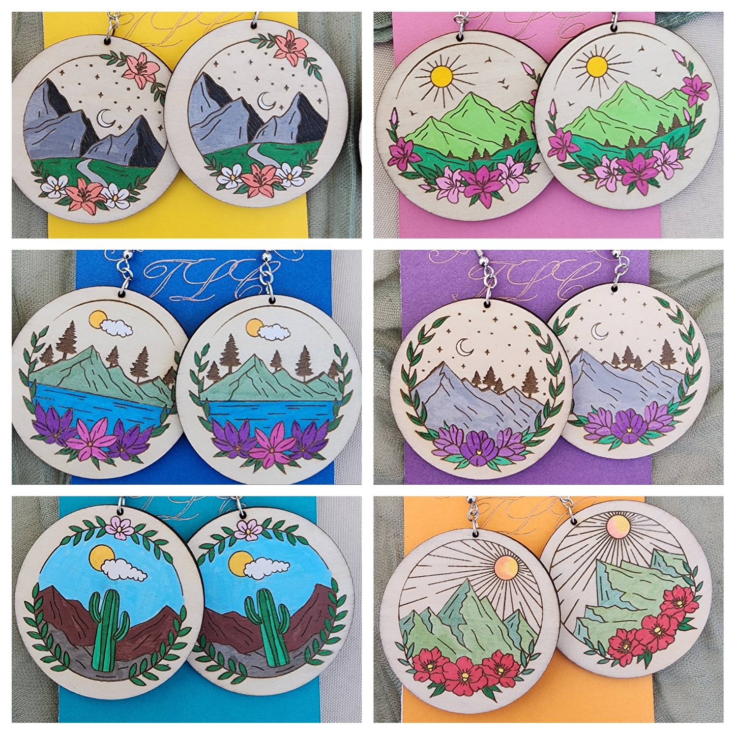 Mountain View Earrings