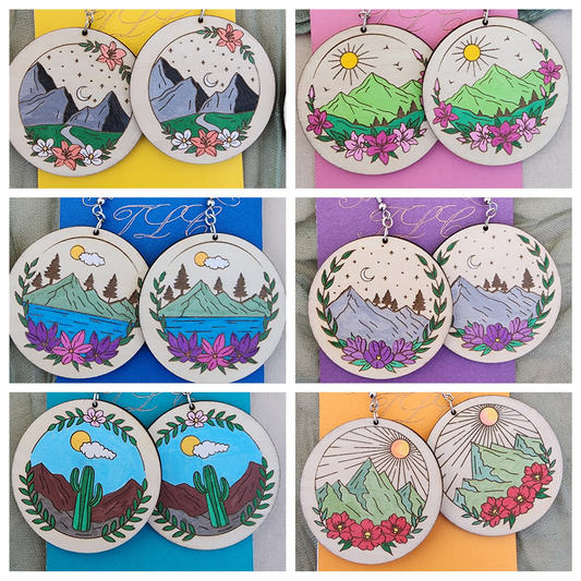 Mountain View Earrings